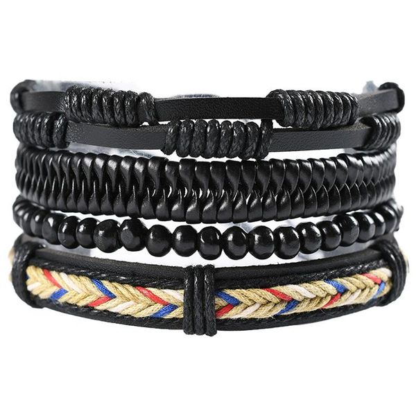 beaded, strands fashion cowhide men's leather bracelet hand-woven 4pice combination luxury valentine's day gift black lives matter
beaded, strands fashion cowhide men's leather bracelet hand-woven 4pice combination luxury valentine's day gift black lives matter