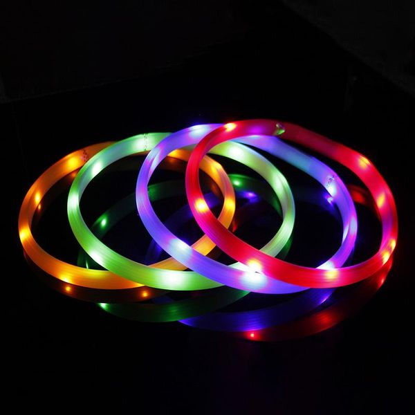 charging pet dog collar rechargeable led tube flashing night collars luminous safety puppy cat with battery & leashes
charging pet dog collar rechargeable led tube flashing night collars luminous safety puppy cat with battery & leashes