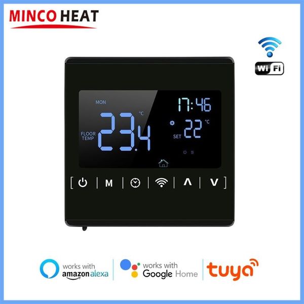 smart home control 110v 220v mh1823 tuya wifi thermostat temperature controller for electric floor gas boiler water heating
smart home control 110v 220v mh1823 tuya wifi thermostat temperature controller for electric floor gas boiler water heating