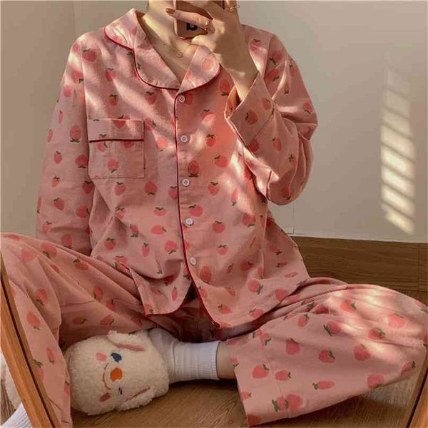 women's pajamas autumn spring long sleeve soft sleepwear set striped cartoon pyjama woman home nightwear set cardigan 210924, Black;red
women's pajamas autumn spring long sleeve soft sleepwear set striped cartoon pyjama woman home nightwear set cardigan 210924, Black;red