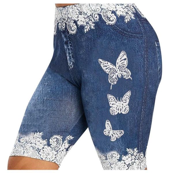 women's leggings plus size faux denim women lace patchwork butterfly print bodycon elastic skinny jeggings feminino #p2, Black
women's leggings plus size faux denim women lace patchwork butterfly print bodycon elastic skinny jeggings feminino #p2, Black