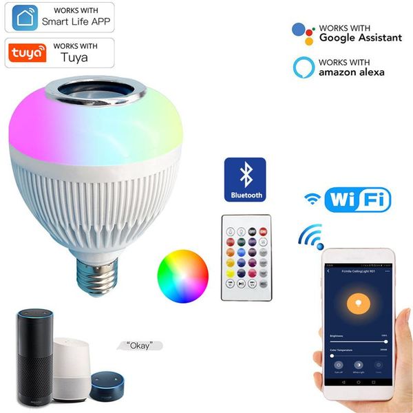 bulbs e27 led lamp wifi smart light bulb rgb dimmable 12w wireless colorful changing for alexa/google home
bulbs e27 led lamp wifi smart light bulb rgb dimmable 12w wireless colorful changing for alexa/google home