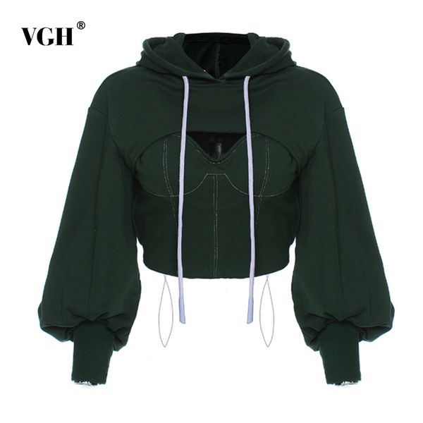 vgh drawstring hooded sweatshirtf for women hollow out lantern sleeve crop casual hoodies female autumn fashion 210421, Black
vgh drawstring hooded sweatshirtf for women hollow out lantern sleeve crop casual hoodies female autumn fashion 210421, Black
