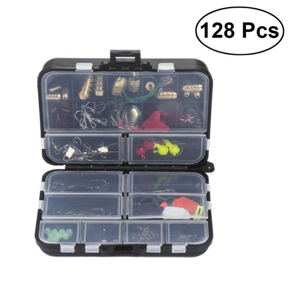 128pcs/set waterproof fish hook fittings fishing gear accessories fishhook storage box
128pcs/set waterproof fish hook fittings fishing gear accessories fishhook storage box