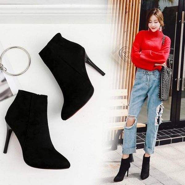 boots short women 2021 autumn and winter thin heel shoes black stiletto pointed high heels mart
boots short women 2021 autumn and winter thin heel shoes black stiletto pointed high heels mart