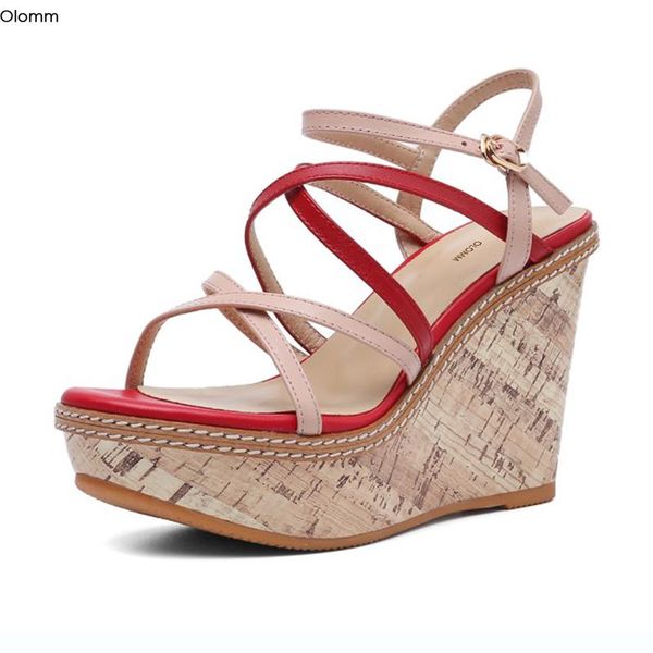 dress shoes olomm fashion women platform sandals wedges high heels open toe red brown us plus size 4-9, Black
dress shoes olomm fashion women platform sandals wedges high heels open toe red brown us plus size 4-9, Black