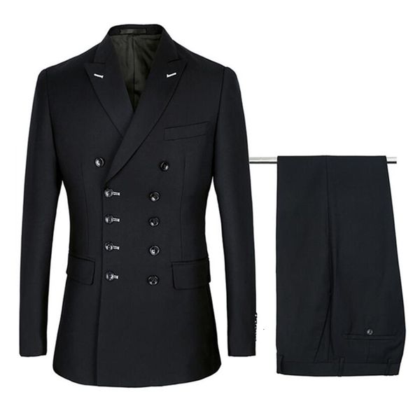 men's suits & blazers skinny male suit twentieth fashion double breasted lapel spike wedding gown groom's thin graduation party me, White;black
men's suits & blazers skinny male suit twentieth fashion double breasted lapel spike wedding gown groom's thin graduation party me, White;black