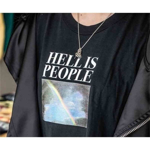 -jbh unisexwomen tumblr grunge tee hell is people rainbow print quotes graphic t-shirt harajuku street wear cool outfit 210512, White
-jbh unisexwomen tumblr grunge tee hell is people rainbow print quotes graphic t-shirt harajuku street wear cool outfit 210512, White