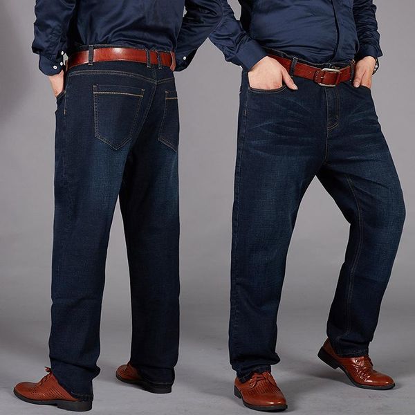 men's jeans size 30-48 men business classic male stretch plus 7xl baggy straight denim pants cotton work, Blue
men's jeans size 30-48 men business classic male stretch plus 7xl baggy straight denim pants cotton work, Blue