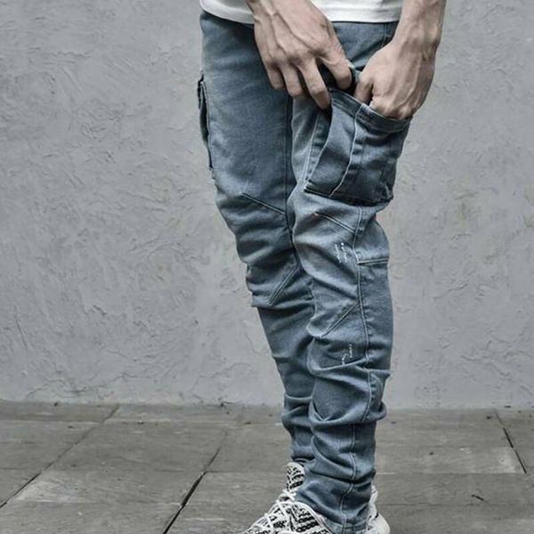 men's jeans mens denim pants solid color slim pockets male trousers bottoms skinny long trouser autumn fashion casual j4bp, Blue
men's jeans mens denim pants solid color slim pockets male trousers bottoms skinny long trouser autumn fashion casual j4bp, Blue