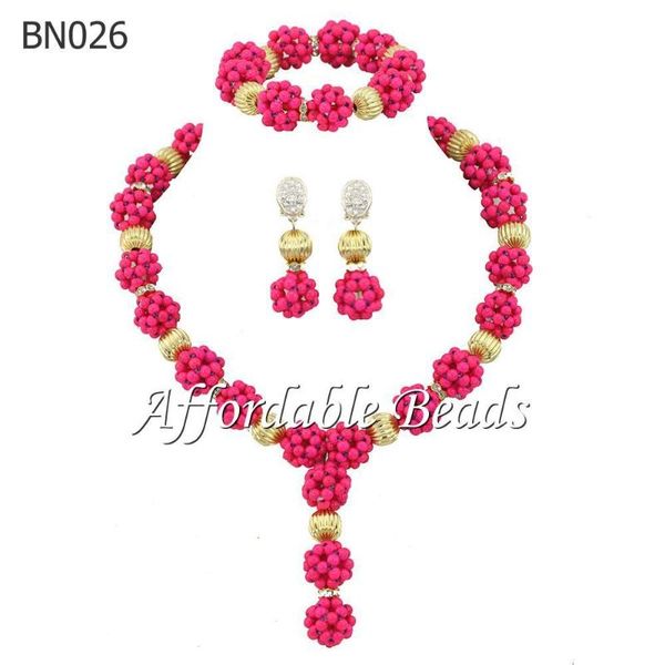 earrings & necklace smart african beads jewelry set fuchsia crystal costume nigerian wedding bn026, Silver
earrings & necklace smart african beads jewelry set fuchsia crystal costume nigerian wedding bn026, Silver
