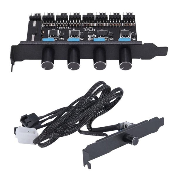 electric fans 1 pcs computer chis baffle pci bit fan speed regulator hub & pc 4 knob cooling controller
electric fans 1 pcs computer chis baffle pci bit fan speed regulator hub & pc 4 knob cooling controller