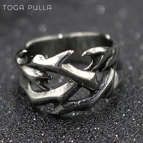 cluster rings vintage hollow design round thorns ring cool 316l stainless steel punk biker for women men viking jewelry, Golden;silver
cluster rings vintage hollow design round thorns ring cool 316l stainless steel punk biker for women men viking jewelry, Golden;silver