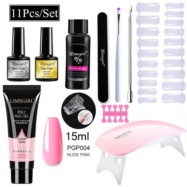nail art kits poly uv gel kit with 6w led lamp for nails quicking build semi permanent varnish soak off manicure tools extension
nail art kits poly uv gel kit with 6w led lamp for nails quicking build semi permanent varnish soak off manicure tools extension