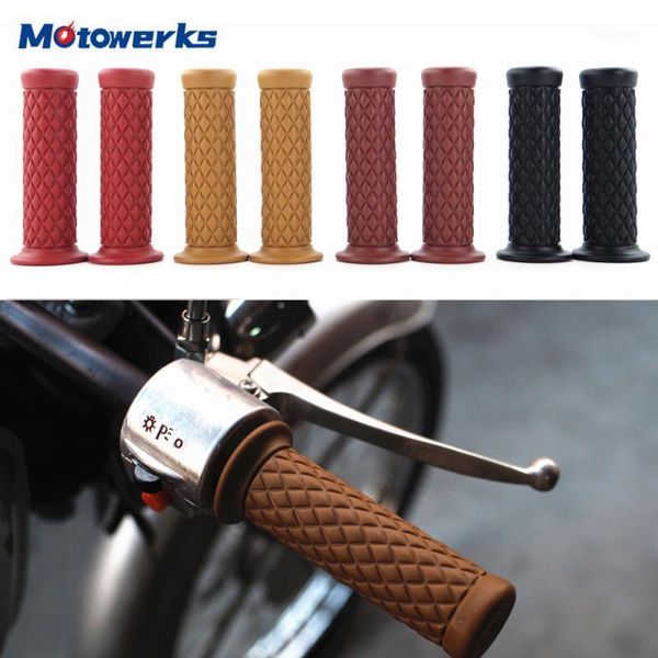 motowerks retro 7/8'' 22mm non slip motorcycle handle grip for cafe racer bobber chopper motorbike handlebar grips cover parts1
motowerks retro 7/8'' 22mm non slip motorcycle handle grip for cafe racer bobber chopper motorbike handlebar grips cover parts1