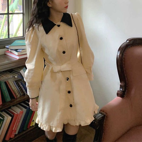 casual dresses vintage elegant autumn patchwork button sweet mini office lady kawaii korean women zxt4, Black;gray
casual dresses vintage elegant autumn patchwork button sweet mini office lady kawaii korean women zxt4, Black;gray