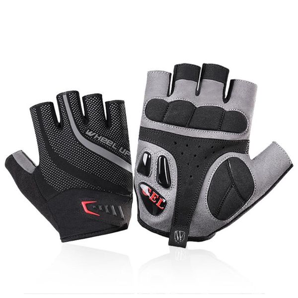 pair half finger bike gloves sport fitness racing mtb cycling anti-slip glove portable waterproof elements, Black
pair half finger bike gloves sport fitness racing mtb cycling anti-slip glove portable waterproof elements, Black