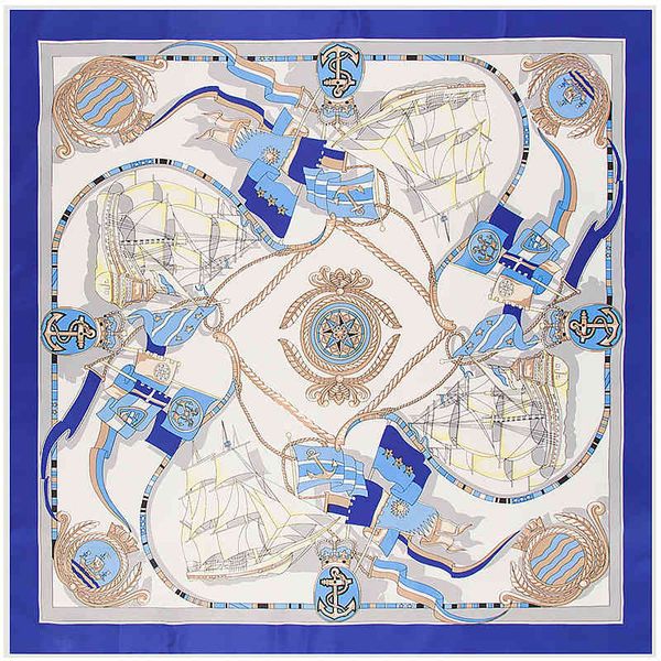 pobing 100% scarf women square scarves wrap ocean sailboat anchor neckerchief female foulard silk hijab lady bufandas, Blue;gray
pobing 100% scarf women square scarves wrap ocean sailboat anchor neckerchief female foulard silk hijab lady bufandas, Blue;gray
