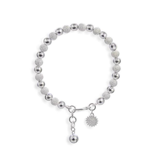 link, chain 2021 classic simple 5.5mm round ball 990 sterling luxury gift elegant jewelry silver bracelet 7inch for woman wedding party, Black
link, chain 2021 classic simple 5.5mm round ball 990 sterling luxury gift elegant jewelry silver bracelet 7inch for woman wedding party, Black