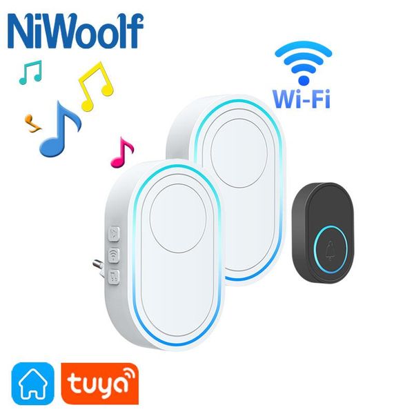 doorbells wireless doorbell 433mhz home welcome intelligent button or 38 sound tuya smart wifi door bell chime security alarm
doorbells wireless doorbell 433mhz home welcome intelligent button or 38 sound tuya smart wifi door bell chime security alarm