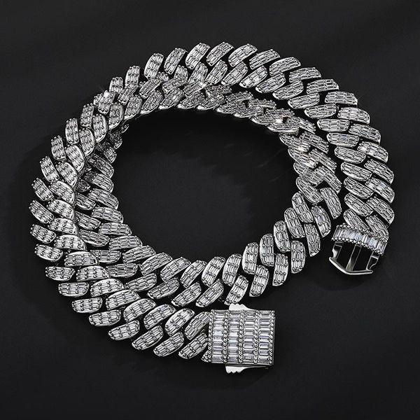 chains hip hop claw setting square cz stone bling iced out curb cuban miami link chain necklaces for men rapper jewelry, Silver
chains hip hop claw setting square cz stone bling iced out curb cuban miami link chain necklaces for men rapper jewelry, Silver