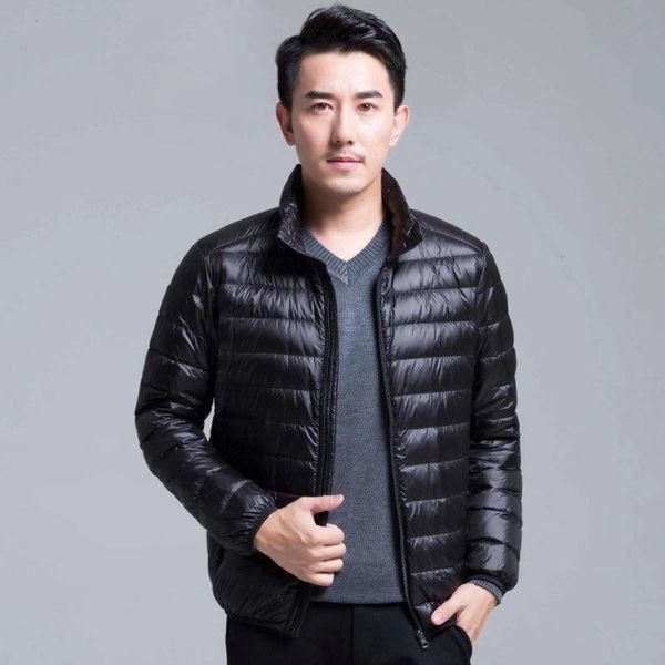 & parkas men's lightweight down jacket casual ultra thin coats slim fit outerwear overcoat plus size est clothes 1fkz, Black
& parkas men's lightweight down jacket casual ultra thin coats slim fit outerwear overcoat plus size est clothes 1fkz, Black
