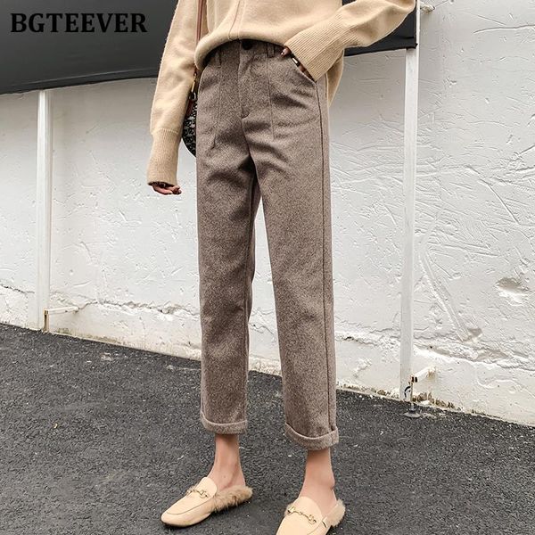 women's pants & capris bgteever high waist casual straight 2021 winter long trousers thicken wide-legged female loose woolen, Black;white
women's pants & capris bgteever high waist casual straight 2021 winter long trousers thicken wide-legged female loose woolen, Black;white