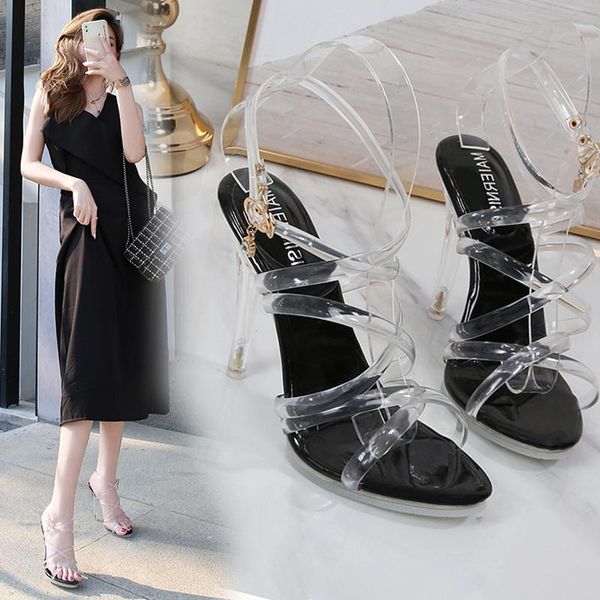 ladies sandals summer shoes casual women comfortable thin high heels mujer women's open toe dress, Black
ladies sandals summer shoes casual women comfortable thin high heels mujer women's open toe dress, Black