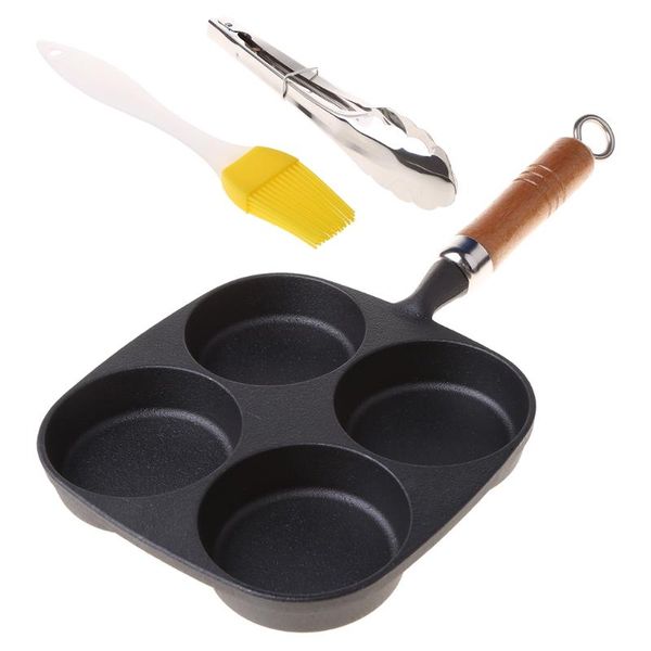 pans 4 holes omelet pan burger eggs ham pancake maker frying non-stick breakfast cooking pot with shovel brush
pans 4 holes omelet pan burger eggs ham pancake maker frying non-stick breakfast cooking pot with shovel brush