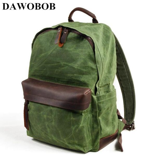 backpack vintage oil wax canvas men waterproof travel shoulder bag fashion college student male
backpack vintage oil wax canvas men waterproof travel shoulder bag fashion college student male