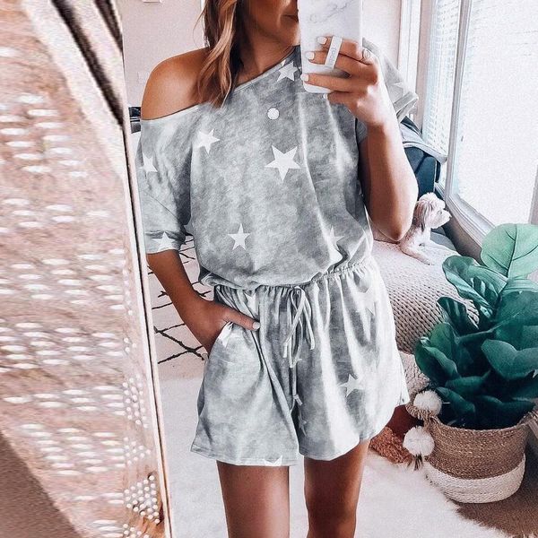 summer playsuits o neck five womens jumpsuits pointed star print slim mini rompers home bohemian sashes, Black;white
summer playsuits o neck five womens jumpsuits pointed star print slim mini rompers home bohemian sashes, Black;white