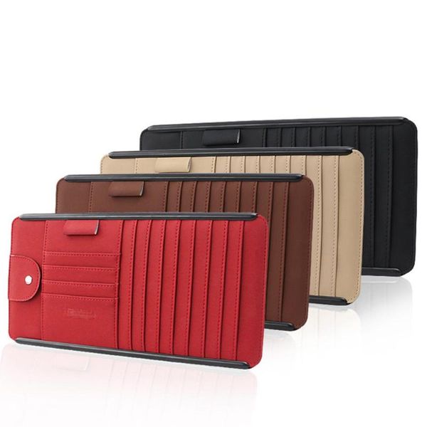 car organizer universal leather multifunction cd storage box sun visor case for dvd glasses folder business card holder bag
car organizer universal leather multifunction cd storage box sun visor case for dvd glasses folder business card holder bag