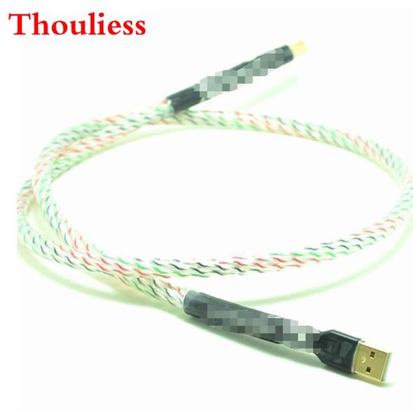audio cables & connectors thouliess 1pair usb cable type a to b hifi data silver plated shield for dac
audio cables & connectors thouliess 1pair usb cable type a to b hifi data silver plated shield for dac