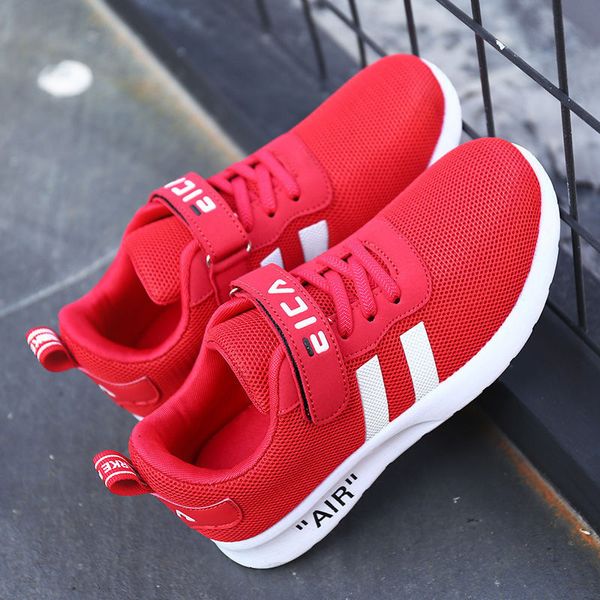 kids fashion sneakers for boys girls mesh tennis breathable sports running lightweight children casual walking shoes q1214, Black;red
kids fashion sneakers for boys girls mesh tennis breathable sports running lightweight children casual walking shoes q1214, Black;red