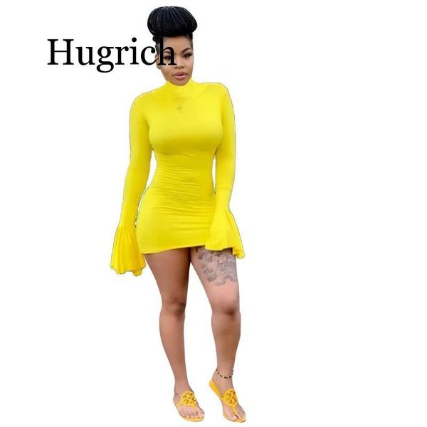 casual dresses 2021 high neck flare long sleeve bodycon mini dress fall fashion yellow party night club wear, Black;gray
casual dresses 2021 high neck flare long sleeve bodycon mini dress fall fashion yellow party night club wear, Black;gray