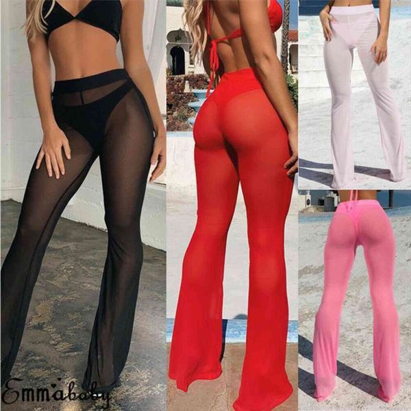 see through flared mesh summer women pant beach long high waist trousers, Black;white
see through flared mesh summer women pant beach long high waist trousers, Black;white