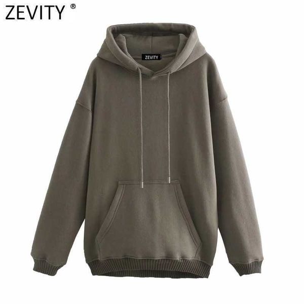 zevity women fashion candy colors casual loose hooded sweatshirts female basic fall fleece hoodies chic pullovers h523 210603, Black
zevity women fashion candy colors casual loose hooded sweatshirts female basic fall fleece hoodies chic pullovers h523 210603, Black