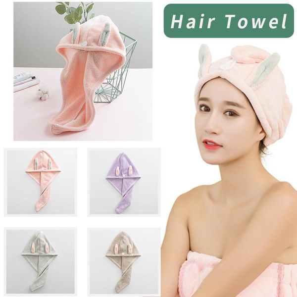 towel girl's microfiber solid hair drying hat quick-dry cap bath super absorption turban dry
towel girl's microfiber solid hair drying hat quick-dry cap bath super absorption turban dry