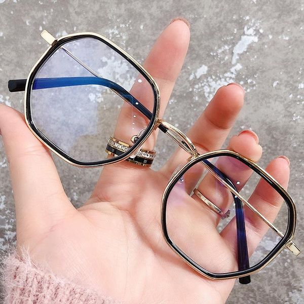 ahora 2021 fashion metal polygon glasses frame women&men blocking blue light optical eyeglasses computer gaming goggles eyewear sunglasses f, Black
ahora 2021 fashion metal polygon glasses frame women&men blocking blue light optical eyeglasses computer gaming goggles eyewear sunglasses f, Black