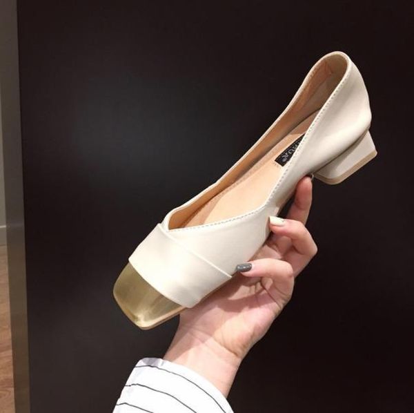 dress shoes metal square head women's spring 2021 fashion with low heels, roots and shallow for commuting to work, Black
dress shoes metal square head women's spring 2021 fashion with low heels, roots and shallow for commuting to work, Black