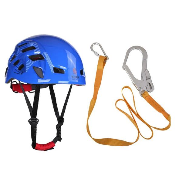 cycling helmets climbing lanyard safety harness belt + mountaineering helmet protective gear for hiking
cycling helmets climbing lanyard safety harness belt + mountaineering helmet protective gear for hiking