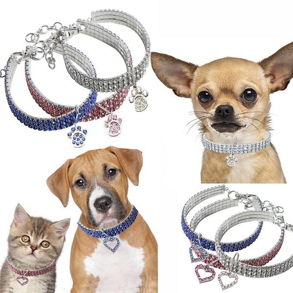 dog collars & leashes shiny rhinestone collar elastic bling neck ornament with love heart pendant for small medium puppy chihuahua
dog collars & leashes shiny rhinestone collar elastic bling neck ornament with love heart pendant for small medium puppy chihuahua