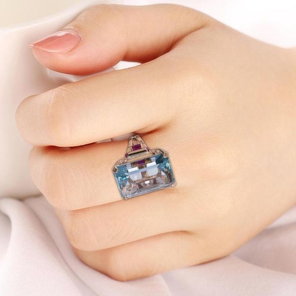 light blue rose gold ring inlaid fashion american party tide rings european female a n1q7 wedding, Slivery;golden
light blue rose gold ring inlaid fashion american party tide rings european female a n1q7 wedding, Slivery;golden