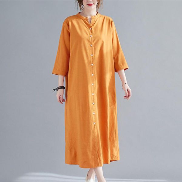 single breasted korea style street wear fashion blouse dress 2021 arrival pure cotton spring summer women casual dresses, Black;gray
single breasted korea style street wear fashion blouse dress 2021 arrival pure cotton spring summer women casual dresses, Black;gray