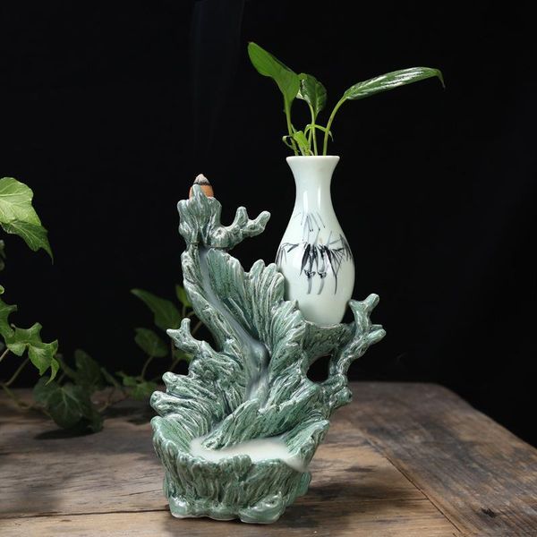 fragrance lamps ceramic high mountain smoke waterfall backflow incense burner lofty mountains and flowing water censer home decor bottle cra
fragrance lamps ceramic high mountain smoke waterfall backflow incense burner lofty mountains and flowing water censer home decor bottle cra