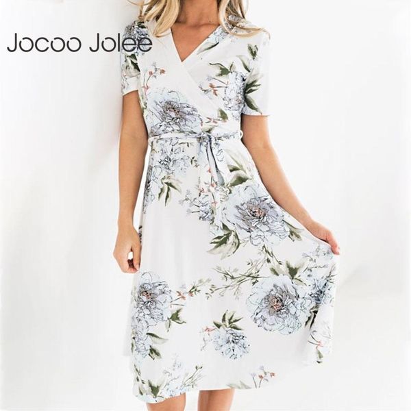 bohemian floral print v-neck a line dress elegant short sleeve belted slim midi casual summer beach sundress 210428, Black;gray
bohemian floral print v-neck a line dress elegant short sleeve belted slim midi casual summer beach sundress 210428, Black;gray