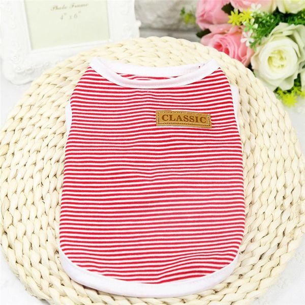 spring summer pet dog puppy cotton soft comfortable striped vest cats outwear xs-2xl size apparel
spring summer pet dog puppy cotton soft comfortable striped vest cats outwear xs-2xl size apparel