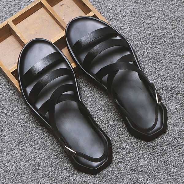 2021 summer beach sandals mens shoes casual pu leather men sandals flat holiday beach sandals male black white shoes n039
2021 summer beach sandals mens shoes casual pu leather men sandals flat holiday beach sandals male black white shoes n039