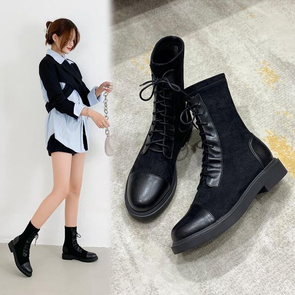 boots autumn women's lace-up british style casual short plus size, Black
boots autumn women's lace-up british style casual short plus size, Black