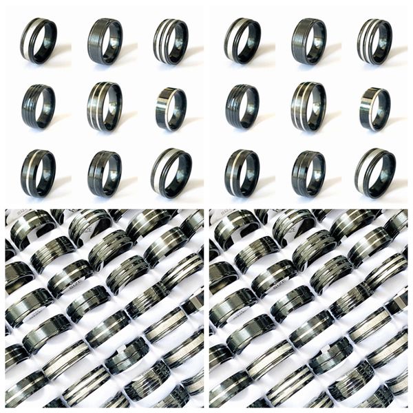 wholesale 30pcs black fashion band stainless steel rings rock punk men party gifts jewelry, Silver
wholesale 30pcs black fashion band stainless steel rings rock punk men party gifts jewelry, Silver
